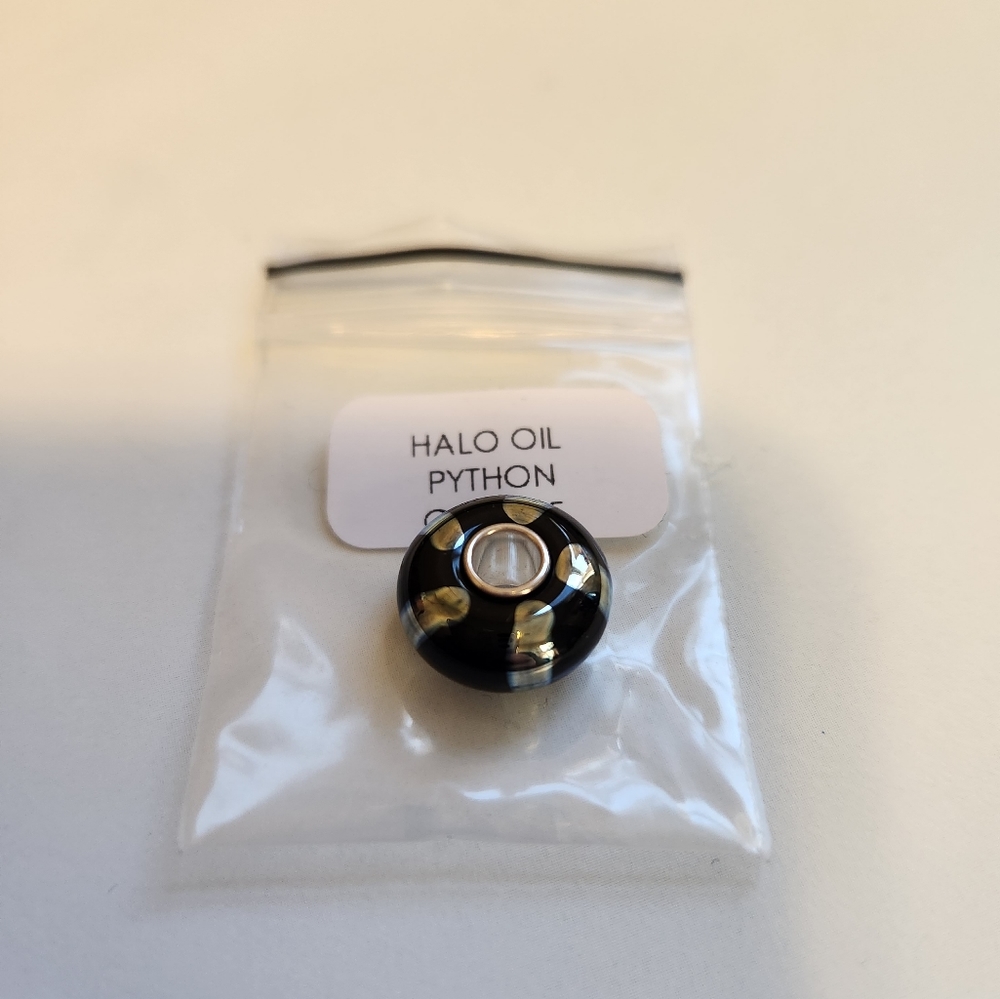 Elfbeads Halo Oil Python charm